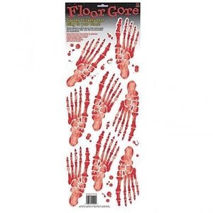 Skeleton Print Vinyl Floor Decor