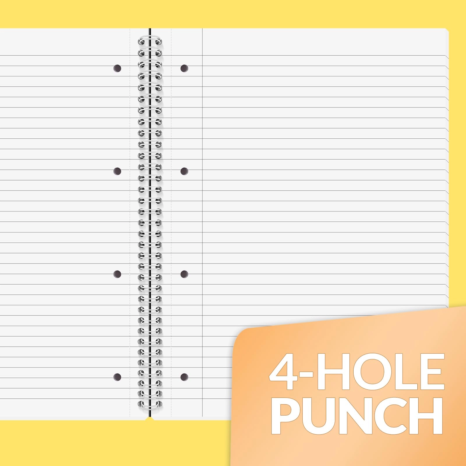 Notebook A4 Spiral - Lined 100 Sheets