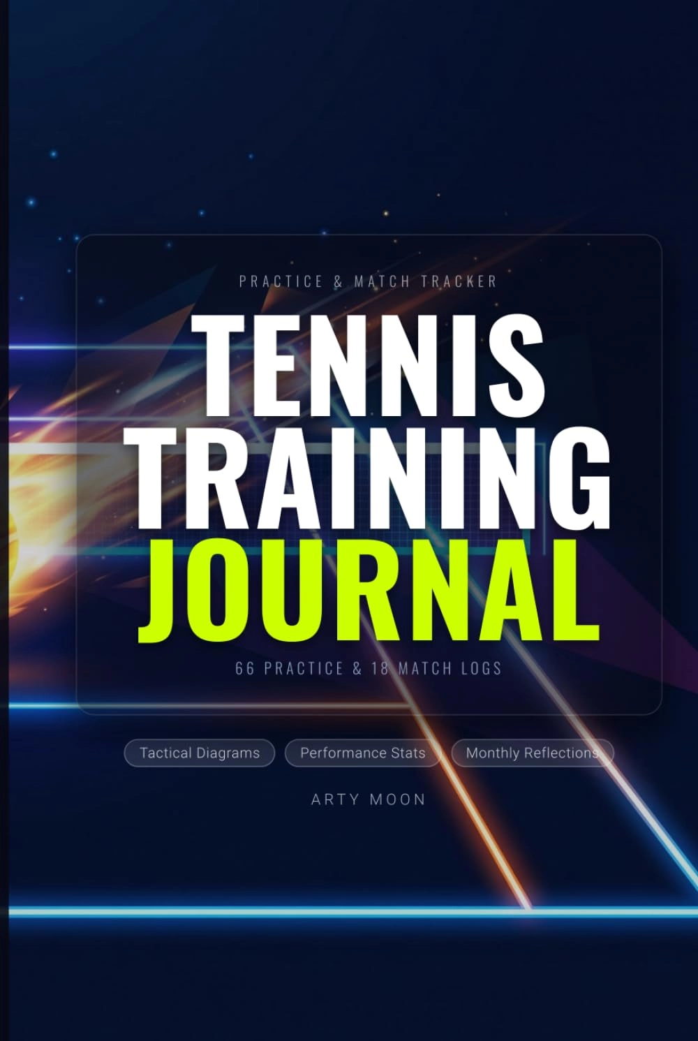 Generic Tennis Training Journal & Match Log 6x9 - Lined