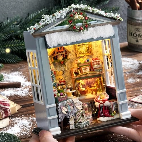 3D Wooden Puzzle Bookshelf Insert - Library of Books 1:24