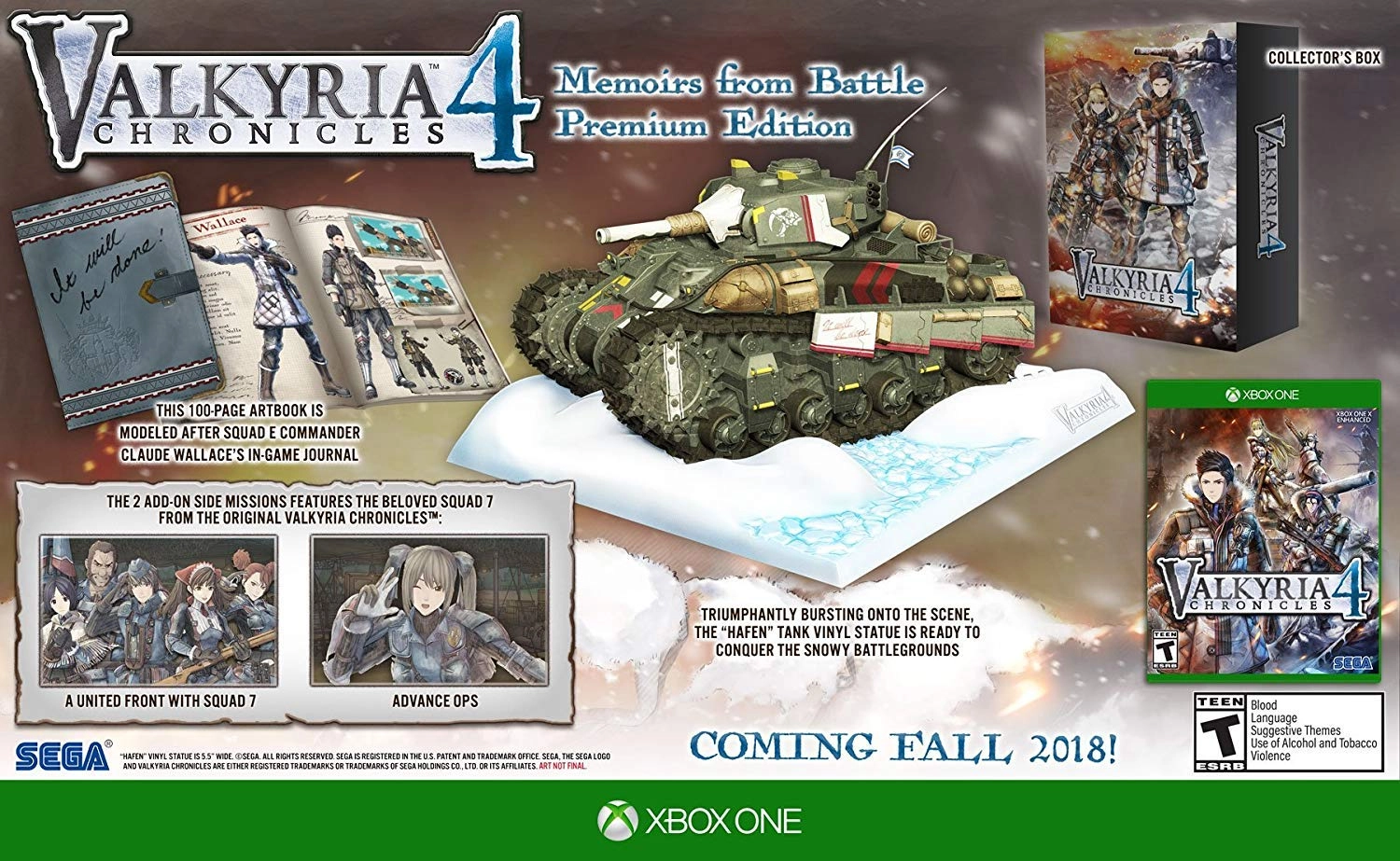 SEGA Valkyria Chronicles 4 Memoirs From Battle - Xbox One