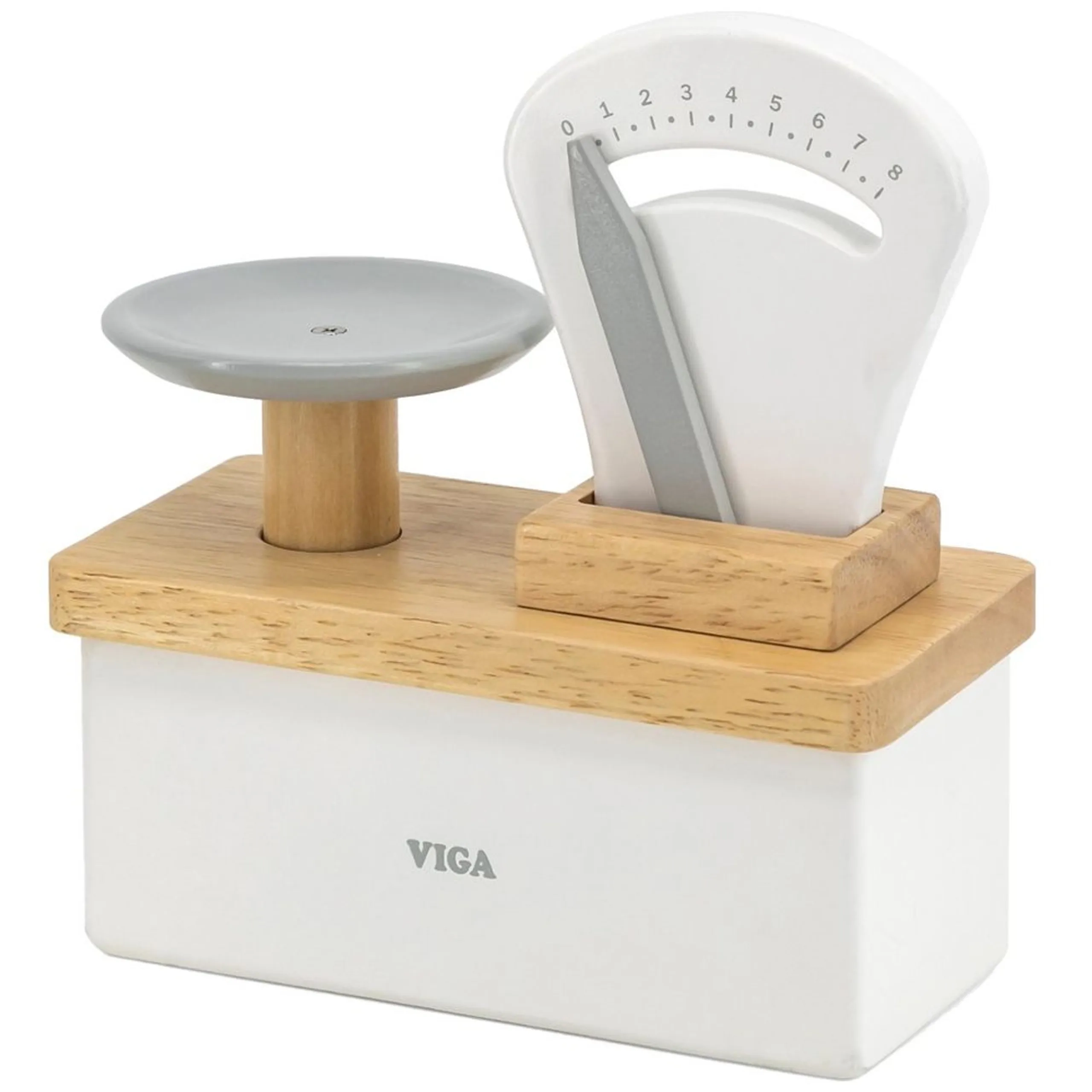 VIGA Wooden Weighing Scale - Suitable for 3 years & above