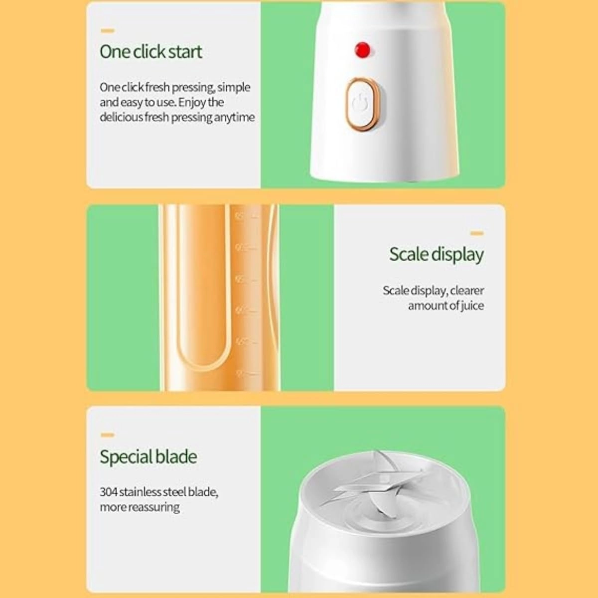 Portable Electric Juice Blender