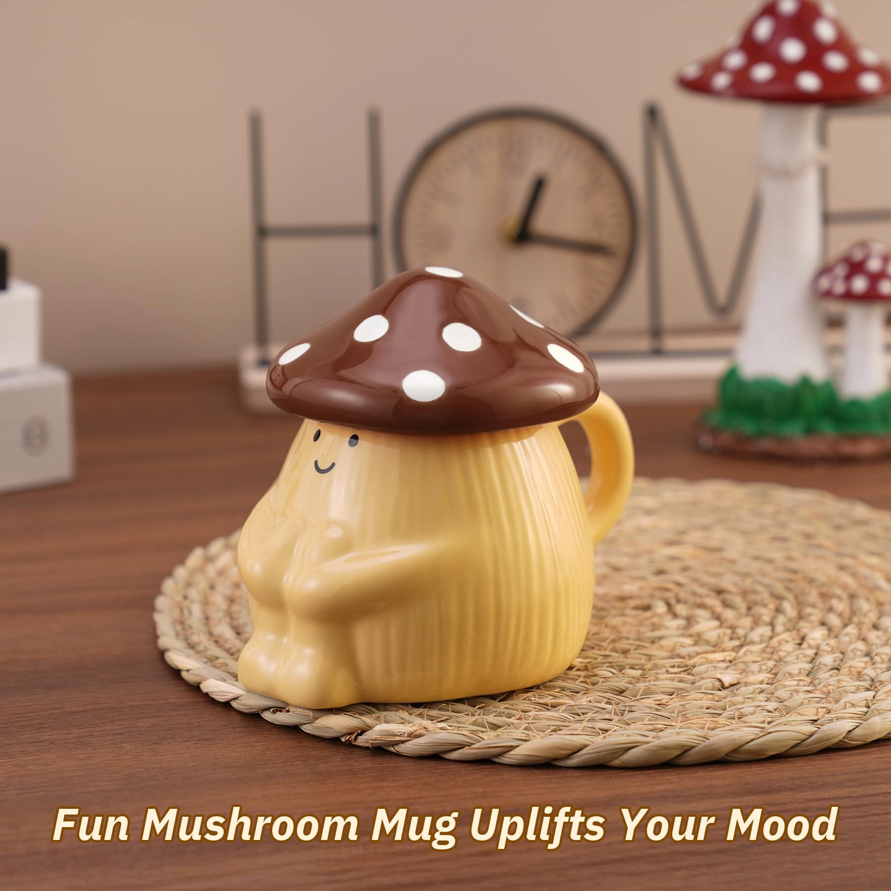 Mushroom Coffee Mug - 1 pcs - 458 ml