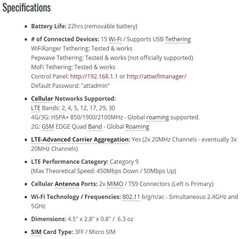 Unite Explore - 4G LTE 802.11a/b/g/n/ac 450Mbps