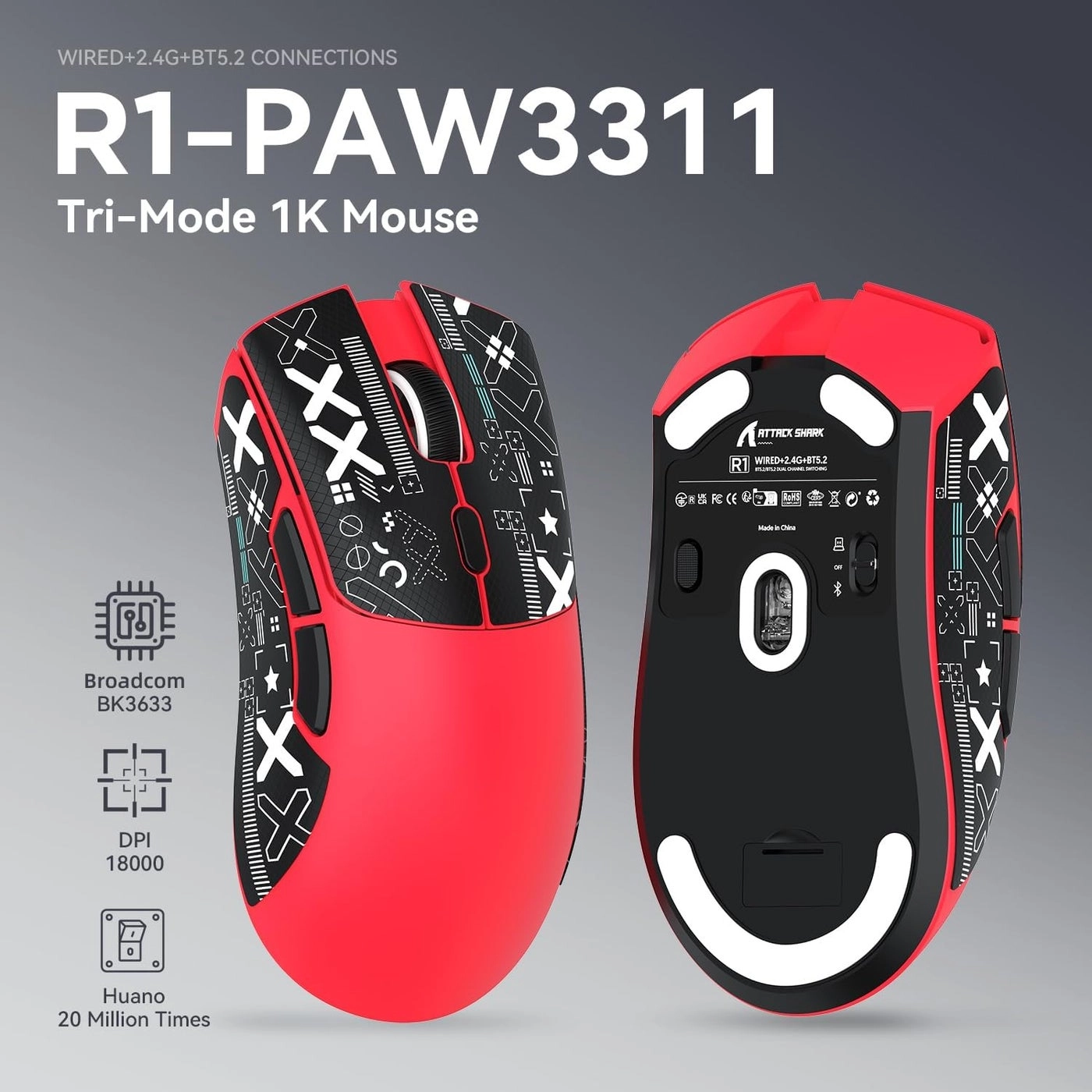 R1 Superlight Mouse - Wireless