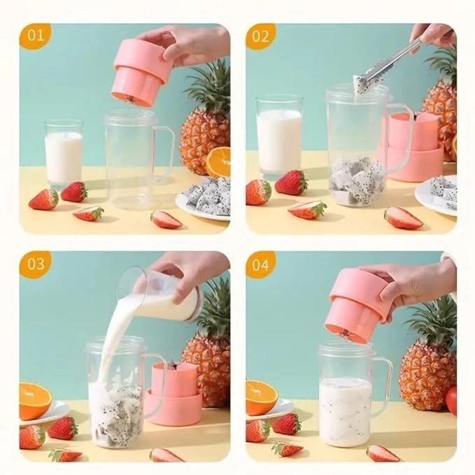 Electric Blender Cup - Portable USB Lightweight