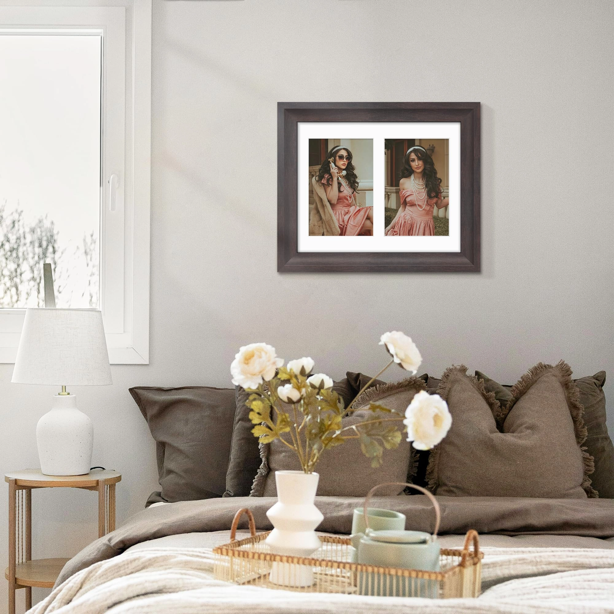 Double Picture Frame - 8x10 Two 4x6