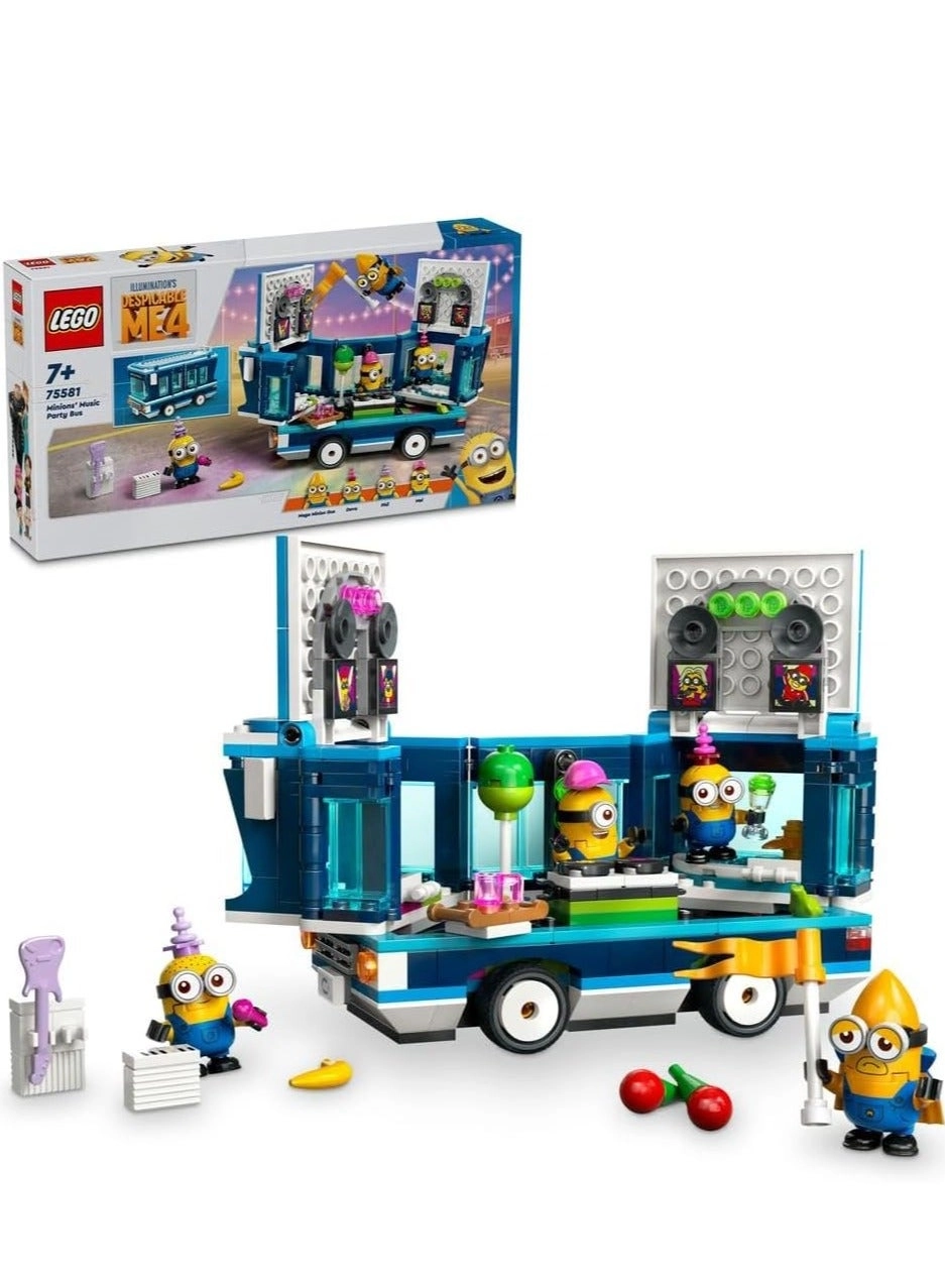 LEGO Despicable Me 4 Minions' Music Party Bus (75581)
