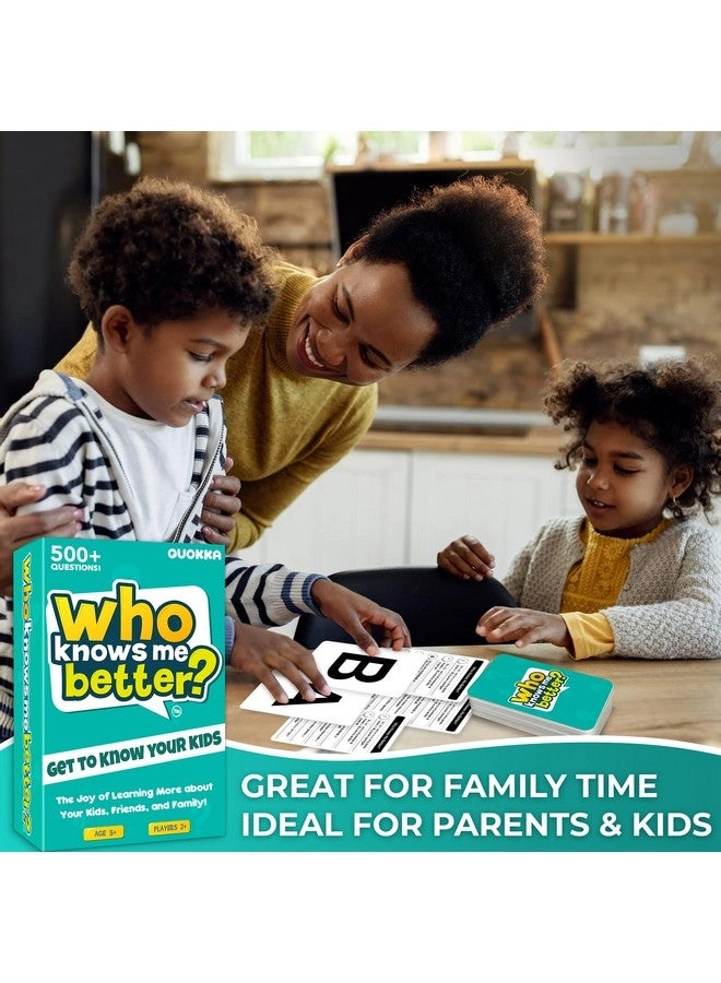 Who Knows Me Better - Card Quiz Game