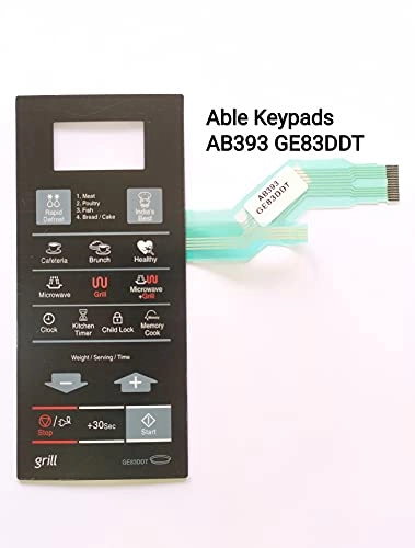 GE83DDT - Microwave Oven Membrane Keypad Black