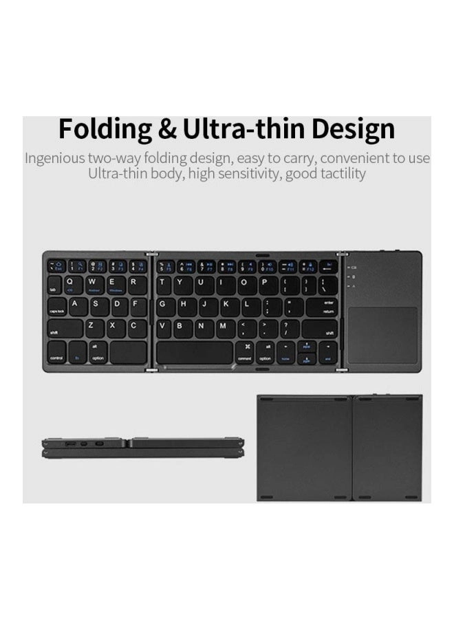 Round Keycap Touch Keyboard Case - Wireless