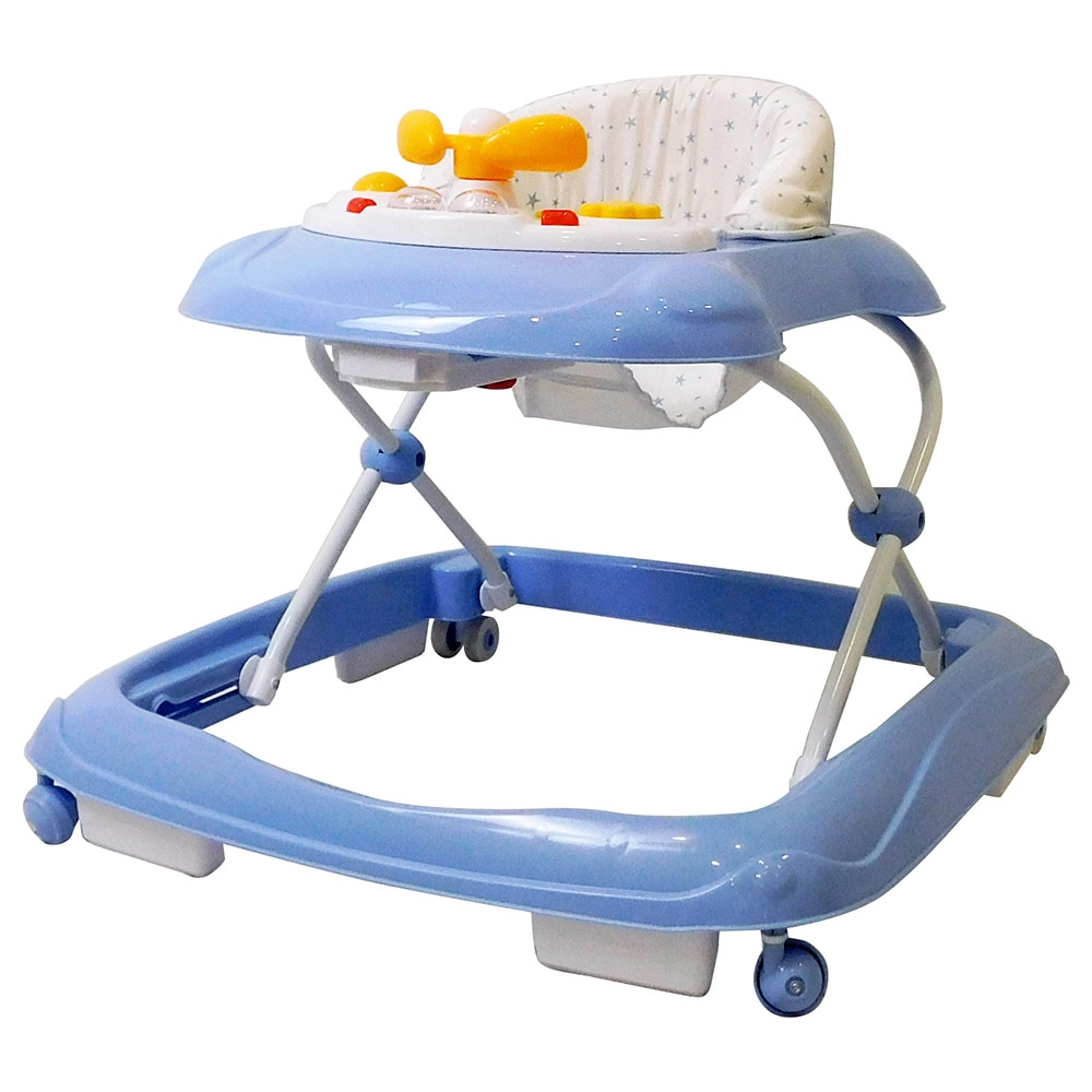 Baby Walker - Stares Light Blue 3 positions height adjustment