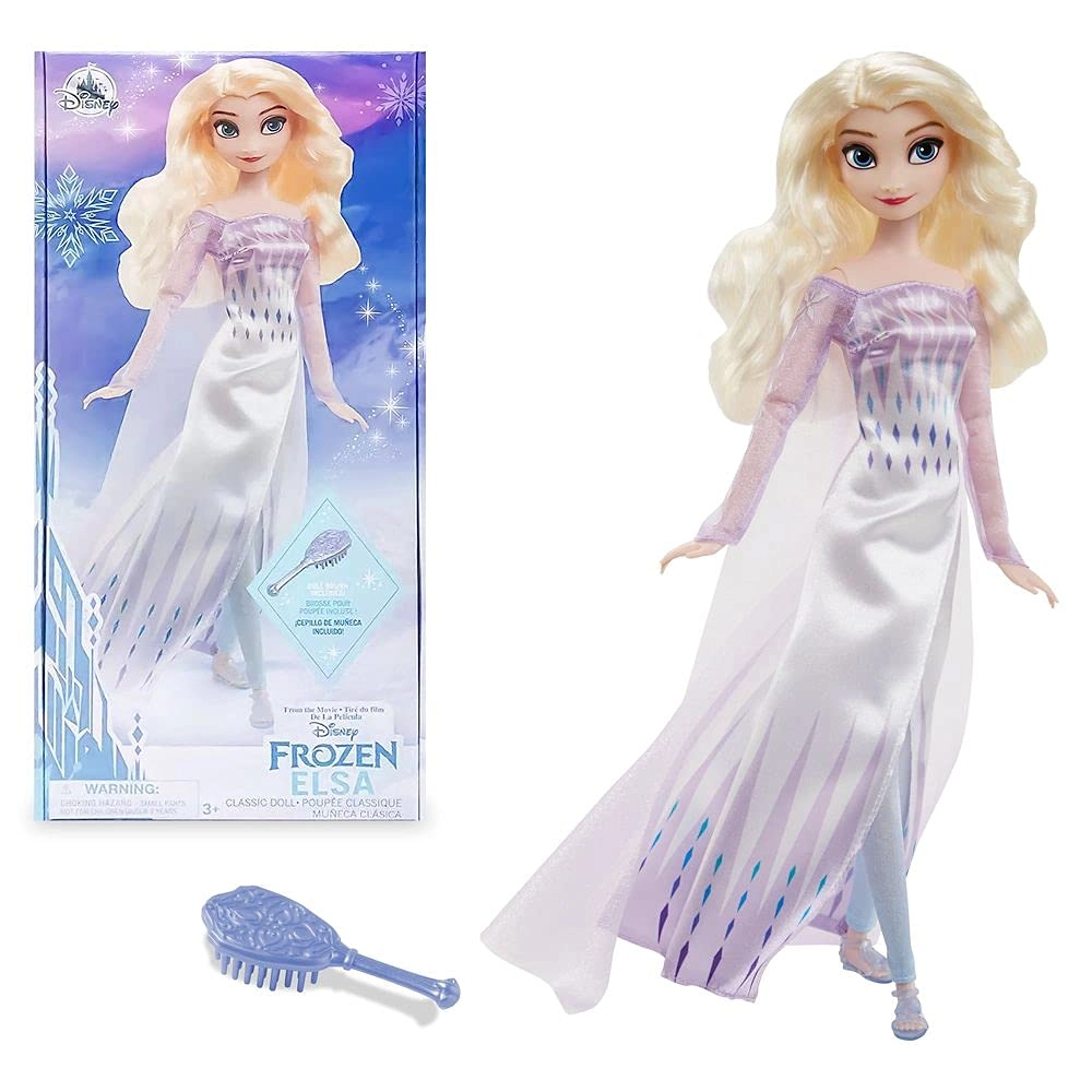 Elsa Classic Doll - 29 cm Ice Blue Dress Ages 3+