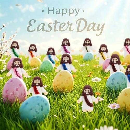 Jesus - Cartoon, Christmas, Easter - Little Jesus Figure - 3+ 220 pieces