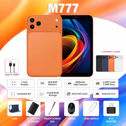 M777 Tablet 7" LTE 6GB RAM 512GB