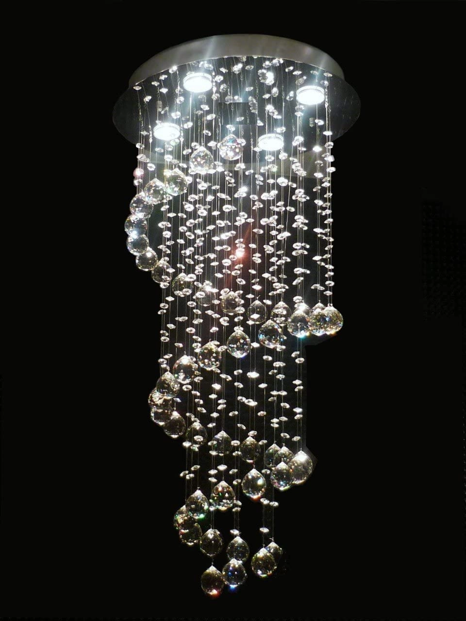 Gane-shart - ph: 6352402152 Crystal Chandelier - WARMWHITE