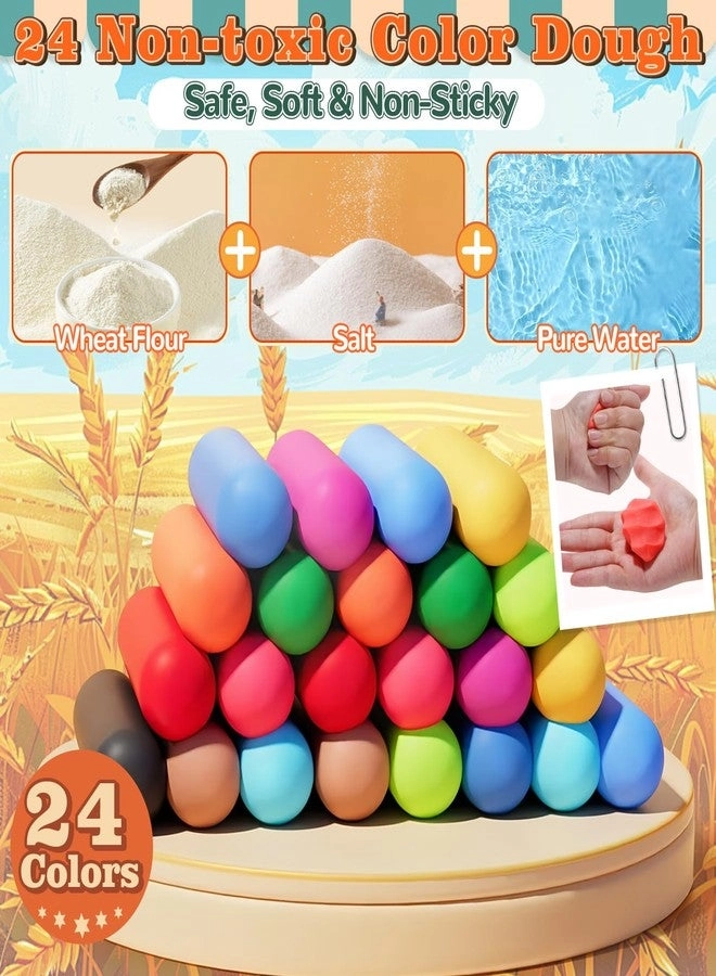 BBQ Pizza Color Dough Kitchen Creations Set - 3+ years