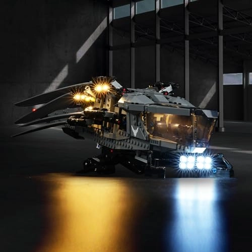 LED Light Kit for LEGO 10327 Dune Atreides Royal Ornithopter - ABS Plastic, Copper