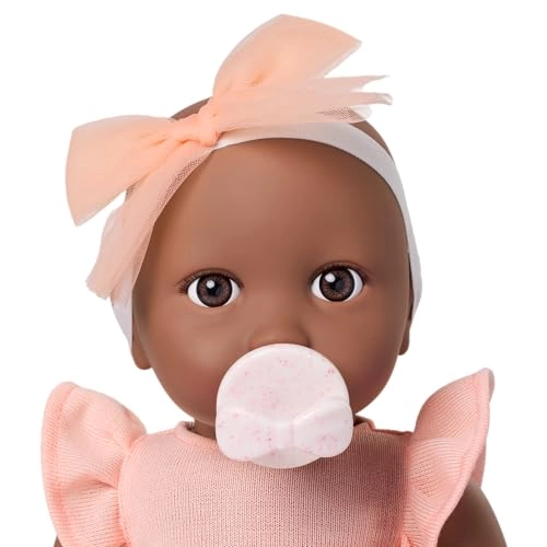 Baby Doll - 14 inches Brown Eyes Pink Dress Ages 2+