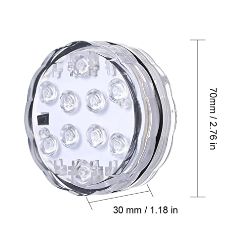 Underwater Submersible LED Lights - 13 LEDs IP68 USB Rechargeable