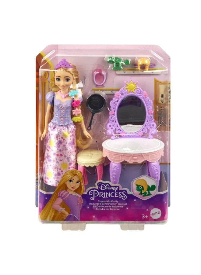 Rapunzel Fashion Doll - Vanity Set Pascal & Accessories