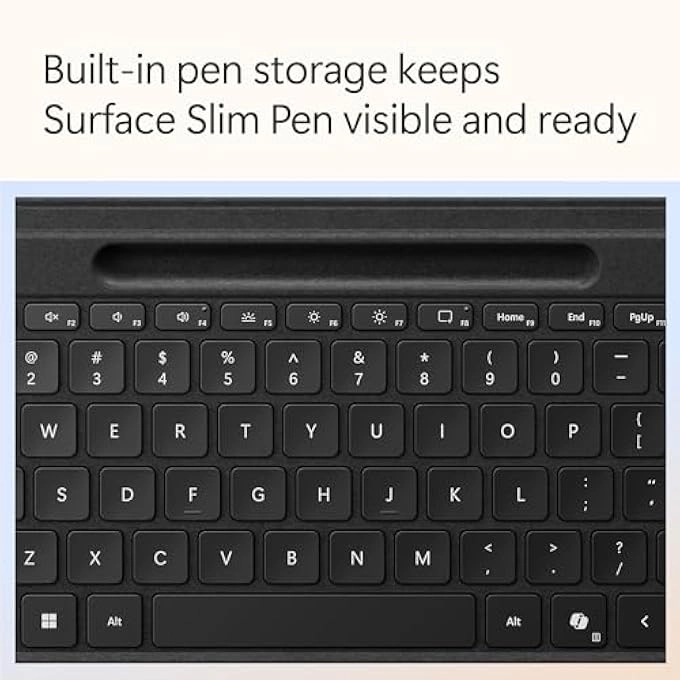 SURFACE PRO KEYBOARD - ALCANTARA PLATINUM + SLIM PEN 2