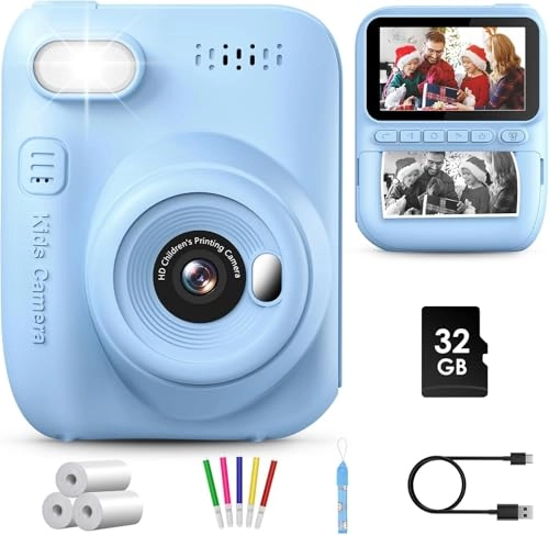 Kids Instant Camera - 3.0 Inch 14MP 1080P
