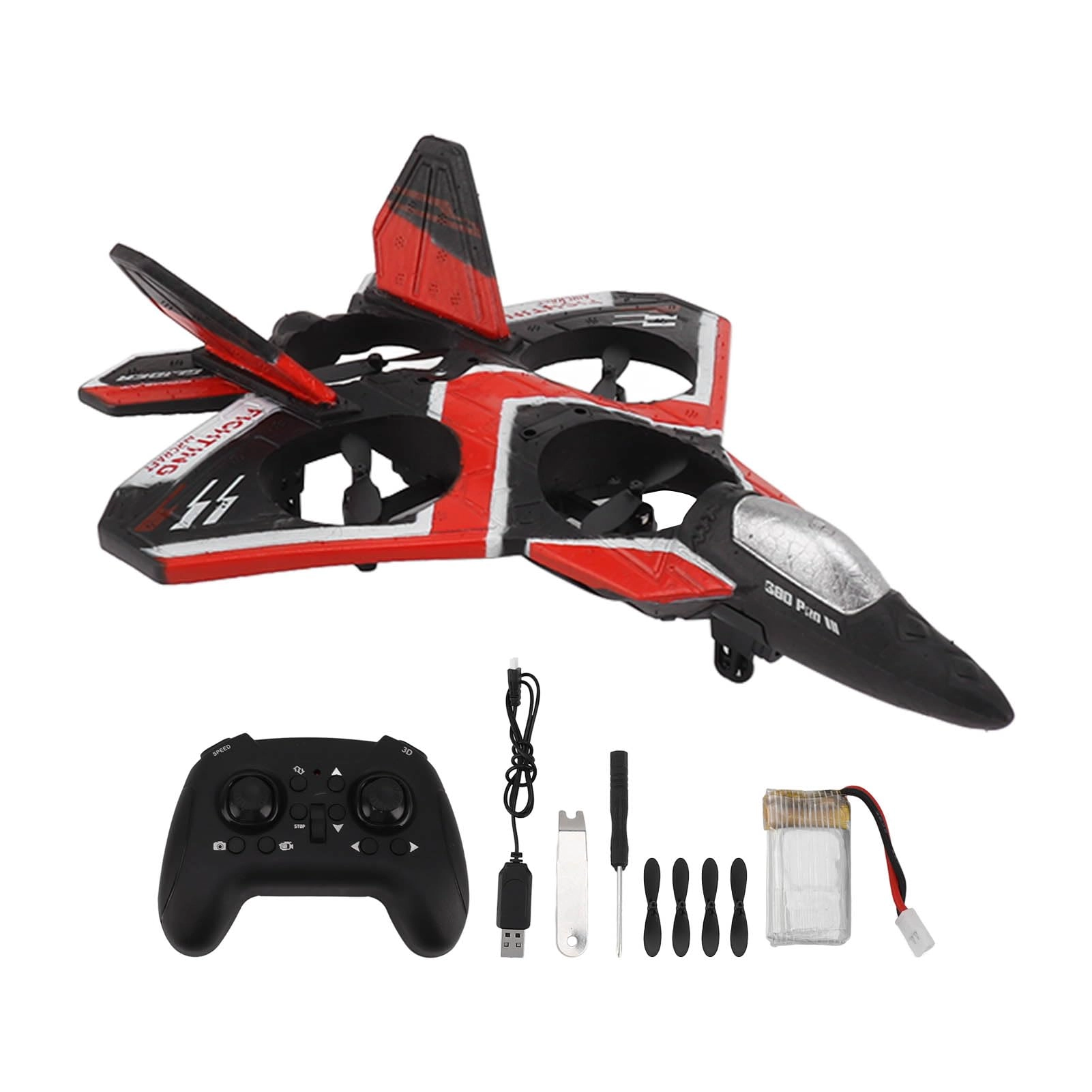 LJLHG RC Plane - 2.4GHZ 3 Batteries 8 Minutes Flight Time