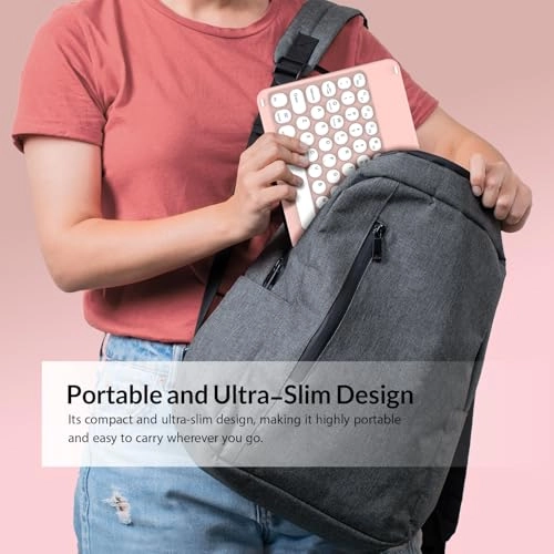 Wireless Bluetooth Rechargeable Keyboard - QWERTY Bluetooth