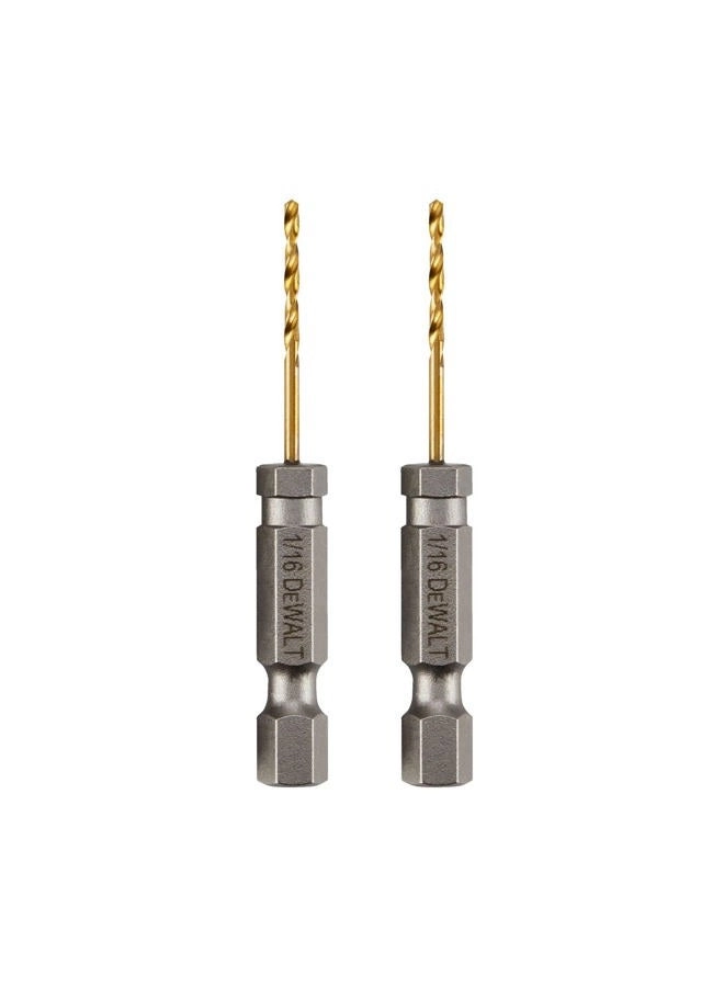 DeWALT DD5104 - Titanium Nitride Pack of 2 1/16 Inch