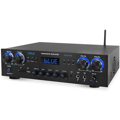Pyle Bluetooth Home Stereo Amplifier Receiver - 800W