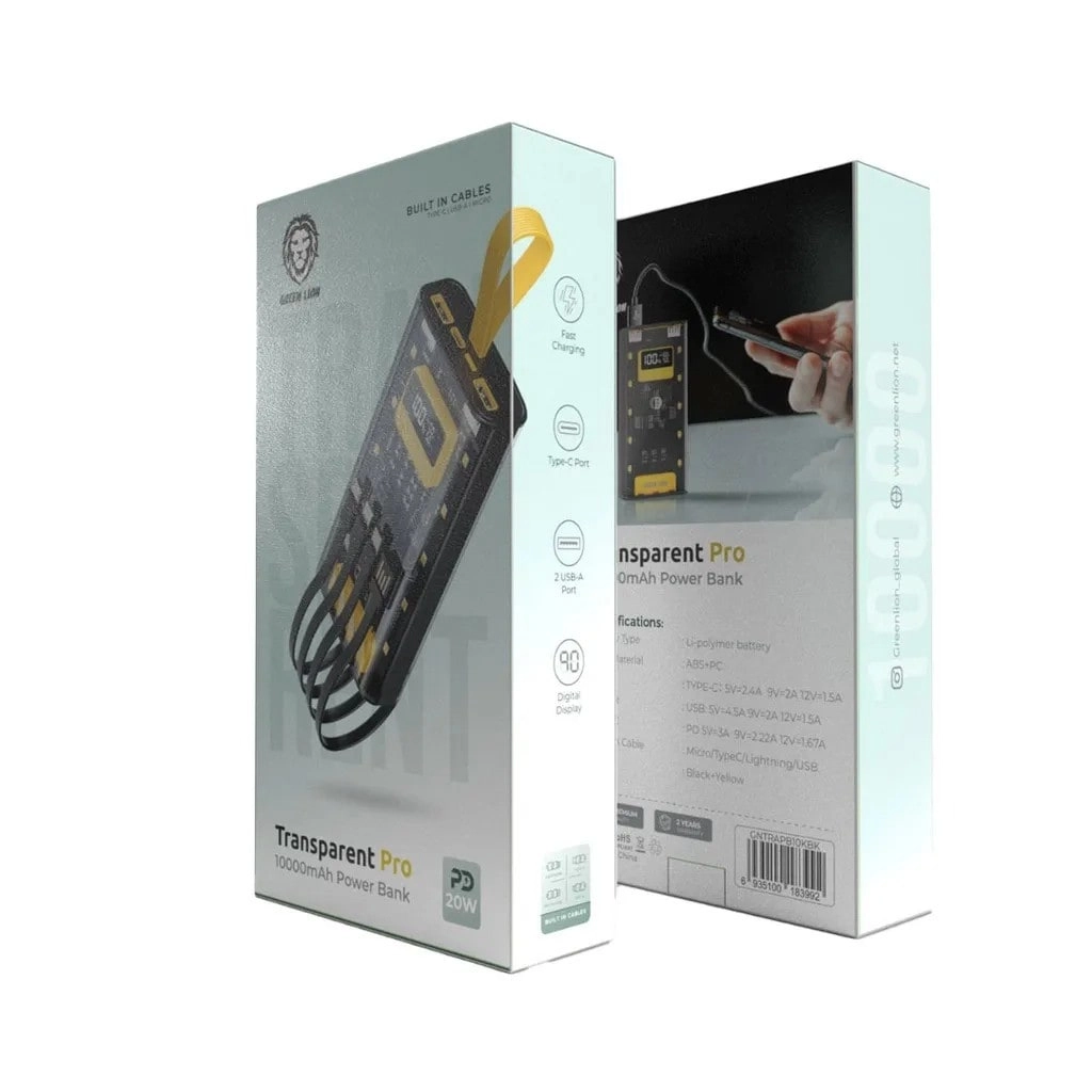 Transparent Pro - 10000 mAh PD 20W