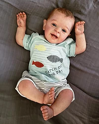 Yannik Reborn Baby Doll - 60 cm Boy Hand Painted Hair