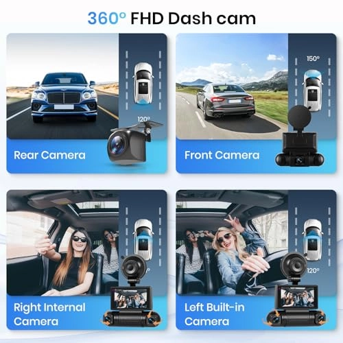 Car Dashcam - 2K 3x1080P