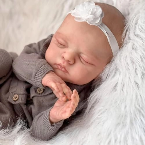 Pascale Reborn Baby Doll - 18 inch Vinyl sleeping Ages 3+