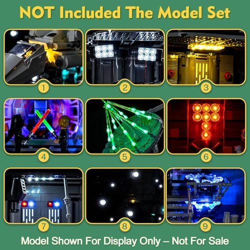 Light kit - Compatible with 75419 Death Star LED Standard Version