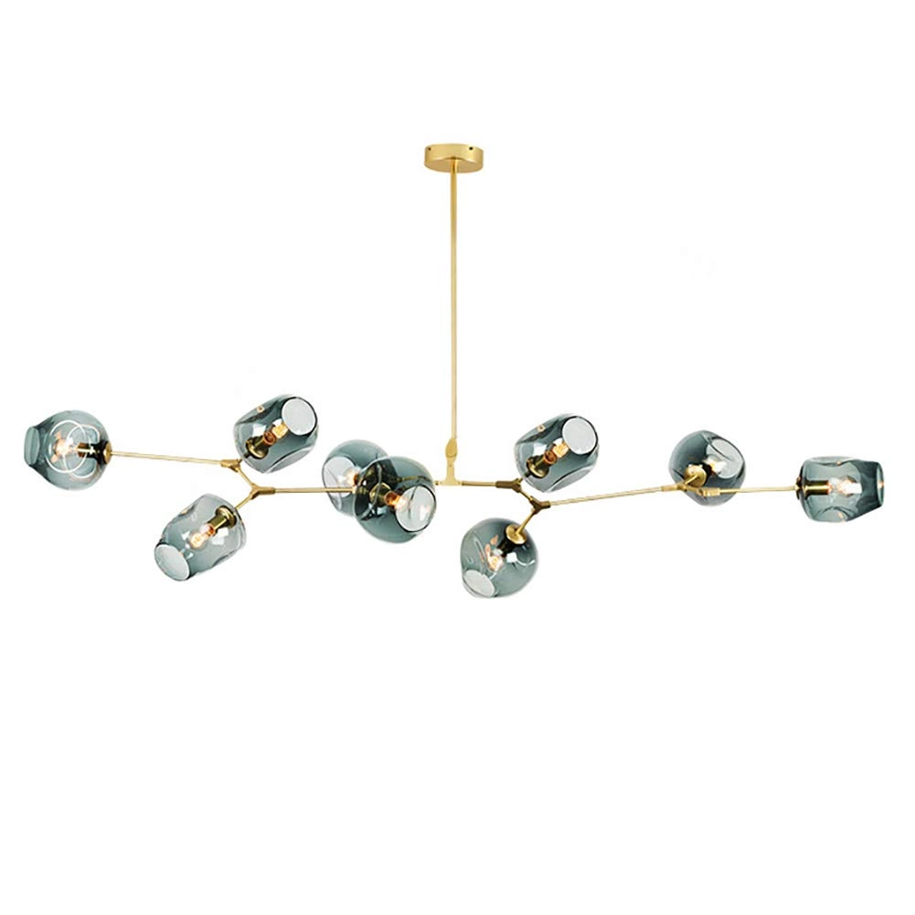 E27 Minimalist Bubble Ball Glass Chandelier