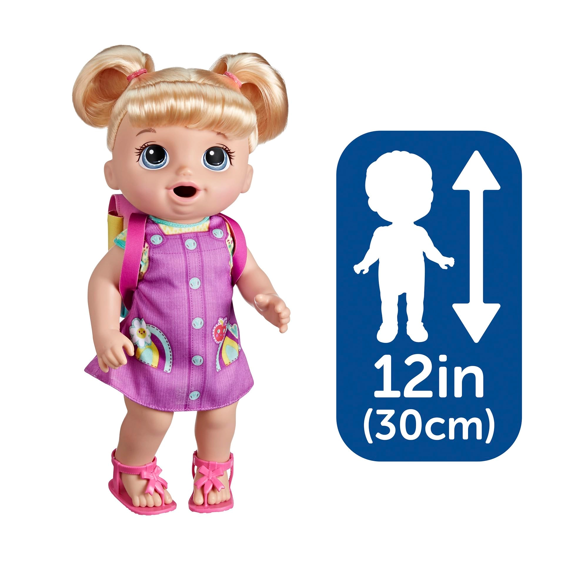 Time for School Baby - 12 Inch Blonde Hair Ages 3+