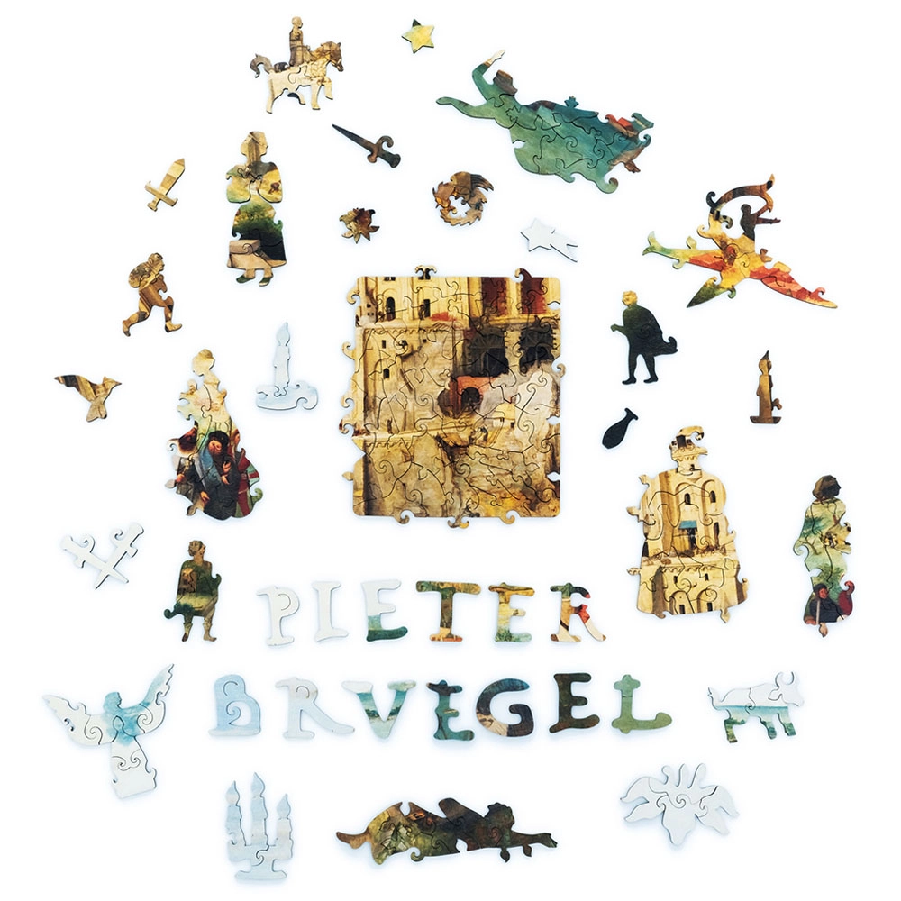 The Towel Of Babel Puzzle (4107390-Art_The_Tower_of_Babel) - 1000 pcs