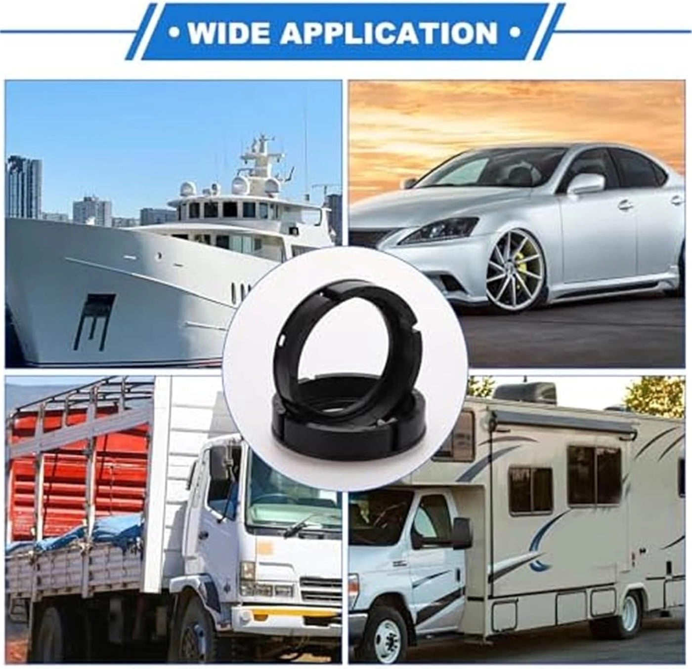 Speaker Spacer Ring Adapter - Jetta 1999-2019 Passat 1999-2018 Bora 1999-2005 Golf 1999-2019 Beetle 1999-2017