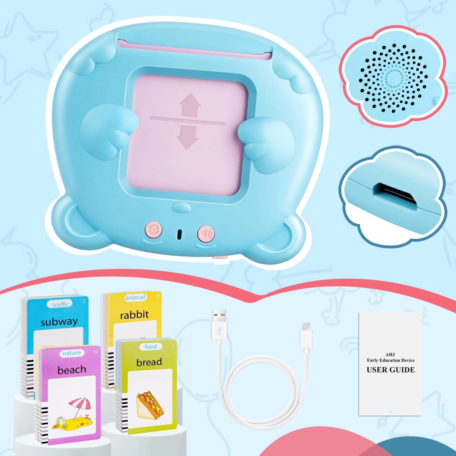 Talking Flash Card - 3+ 1 pieces