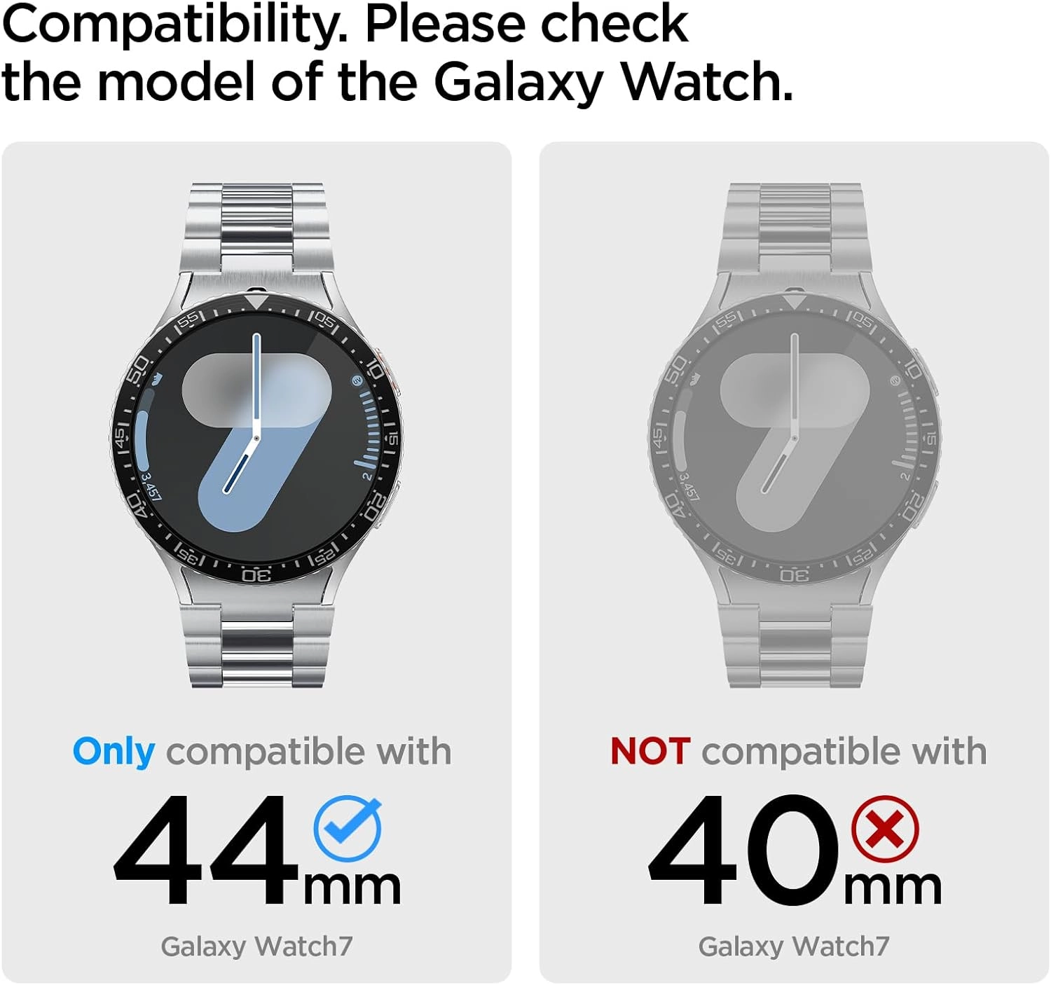 Bezel Tune Bezel Ring Protector for Samsung Galaxy Watch 7 - 44mm