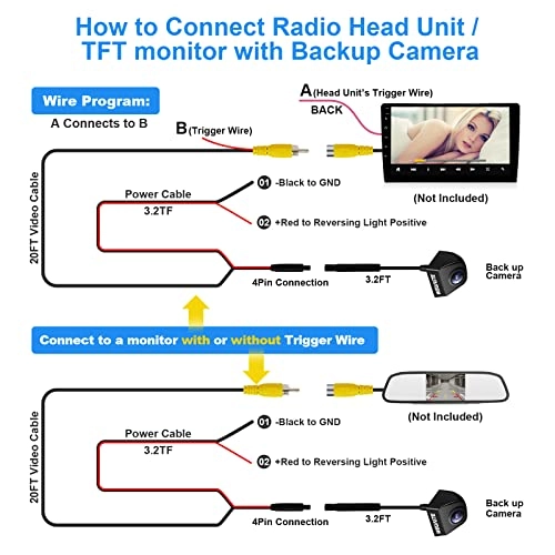 Backup Camera - Night vision rca/av
