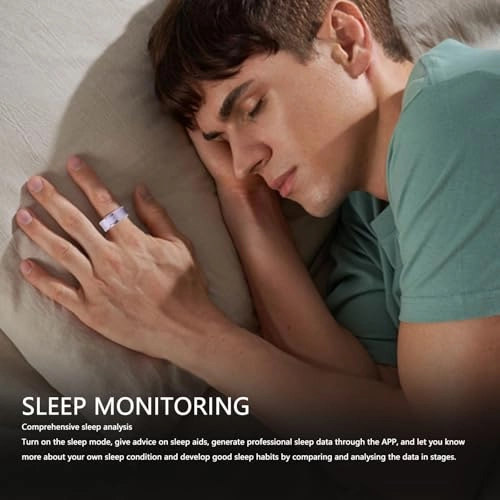 Smart Ring Health Tracker - IPX8 Waterproof 20mah Approx. 7 Days