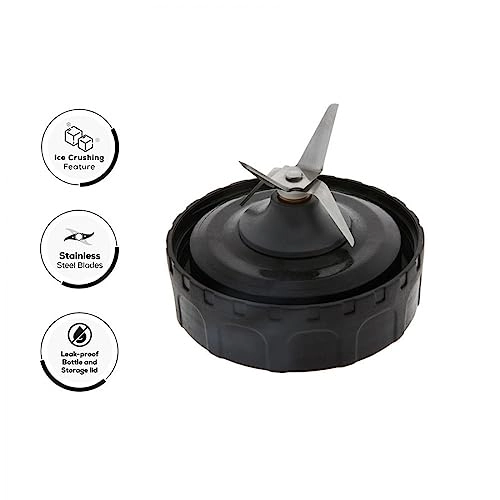 Blendfit Go Personal Smoothie Blender - Leak-Proof Bottle Ice Crushing Stainless Steel Blades