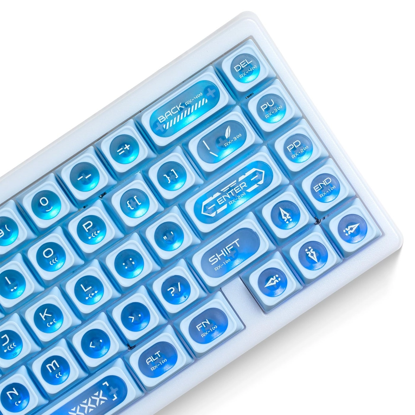 OHY XVX - 136 Keys Blue Translucent Cherry MAX Profile