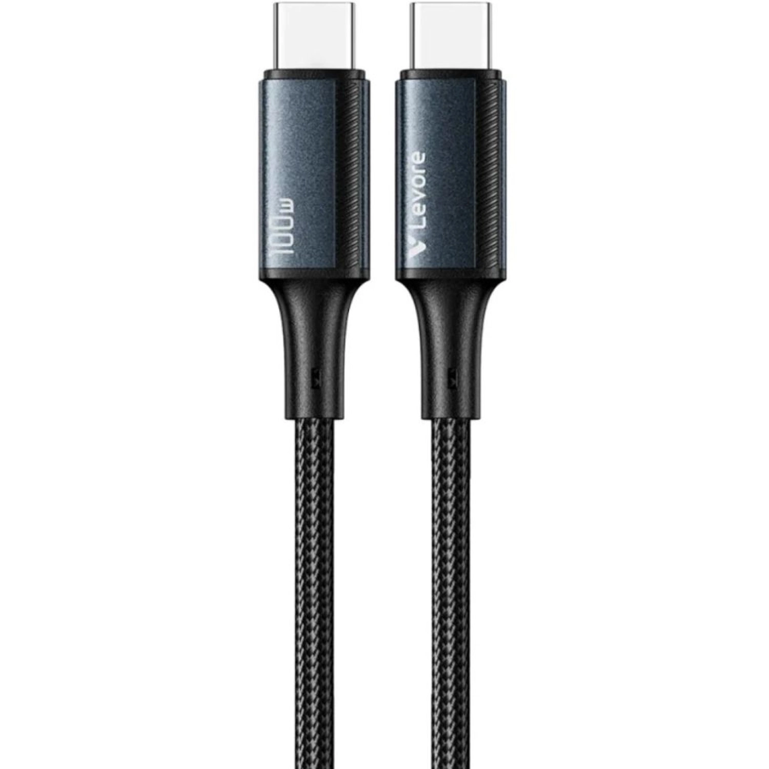 LEVORE Charge Cable 100W USB-C to USB-C 1m Braided