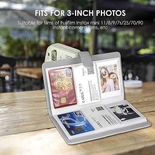 Acogedor2tyhk8oiqw-12 3" 96 Photos PU PVC Photo Album