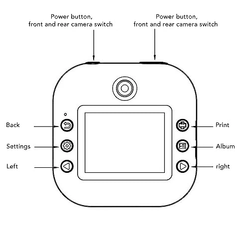 Kids Printer Camera - 57 x 30mm
